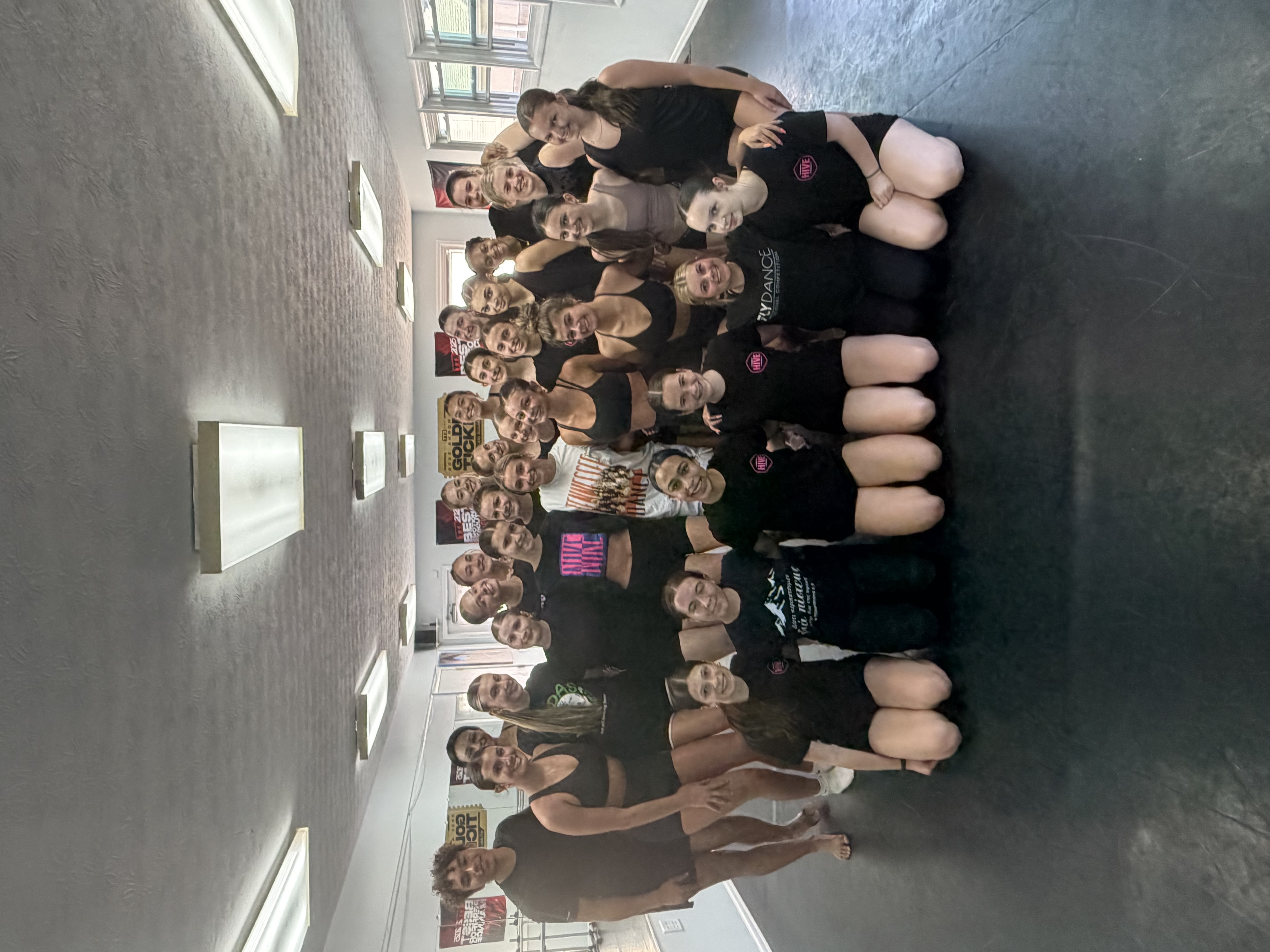 Studio West dancers in the studio